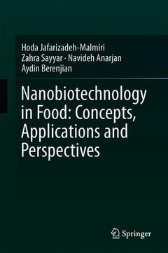Couverture de l’ouvrage Nanobiotechnology in Food: Concepts, Applications and Perspectives