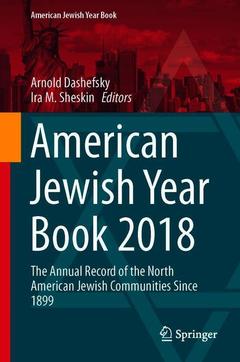 Couverture de l’ouvrage American Jewish Year Book 2018
