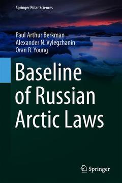 Couverture de l’ouvrage Baseline of Russian Arctic Laws