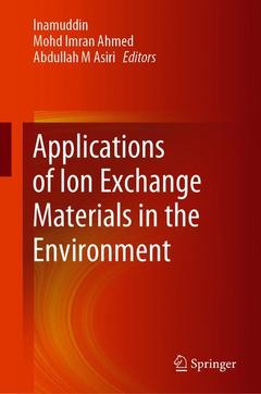 Couverture de l’ouvrage Applications of Ion Exchange Materials in the Environment
