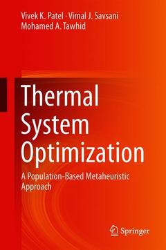 Couverture de l’ouvrage Thermal System Optimization