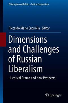 Cover of the book Dimensions and Challenges of Russian Liberalism