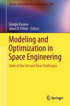 Couverture de l’ouvrage Modeling and Optimization in Space Engineering