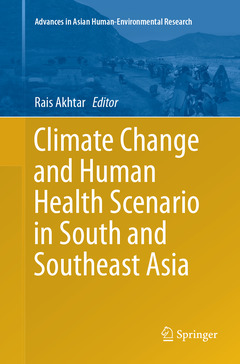 Couverture de l’ouvrage Climate Change and Human Health Scenario in South and Southeast Asia