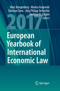 Cover of the book European Yearbook of International Economic Law 2017