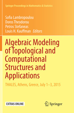 Cover of the book Algebraic Modeling of Topological and Computational Structures and Applications