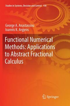 Couverture de l’ouvrage Functional Numerical Methods: Applications to Abstract Fractional Calculus