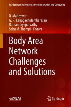Couverture de l’ouvrage Body Area Network Challenges and Solutions