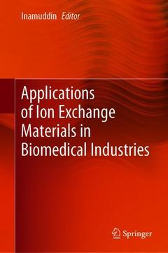 Cover of the book Applications of Ion Exchange Materials in Biomedical Industries