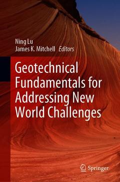 Couverture de l’ouvrage Geotechnical Fundamentals for Addressing New World Challenges