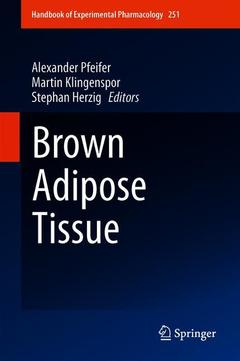Couverture de l’ouvrage Brown Adipose Tissue