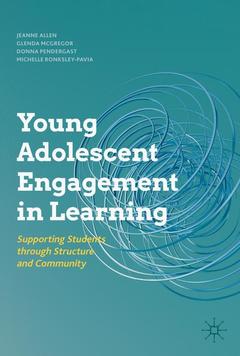Couverture de l’ouvrage Young Adolescent Engagement in Learning