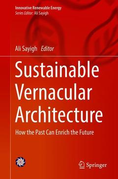 Couverture de l’ouvrage Sustainable Vernacular Architecture