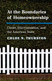 Couverture de l’ouvrage At the Boundaries of Homeownership