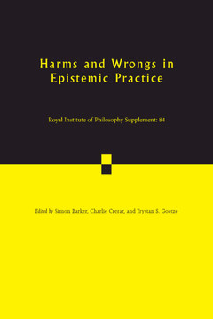 Couverture de l’ouvrage Harms and Wrongs in Epistemic Practice