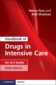 Cover of the book Handbook of Drugs in Intensive Care