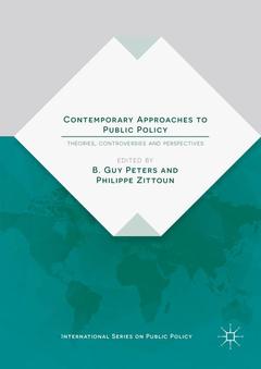 Couverture de l’ouvrage Contemporary Approaches to Public Policy