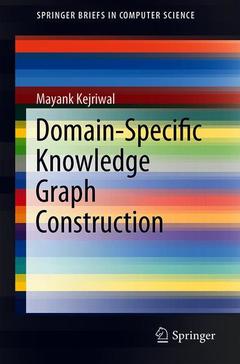 Couverture de l’ouvrage Domain-Specific Knowledge Graph Construction