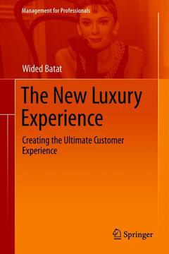 Couverture de l’ouvrage The New Luxury Experience