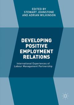 Couverture de l’ouvrage Developing Positive Employment Relations