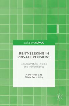 Couverture de l’ouvrage Rent-Seeking in Private Pensions