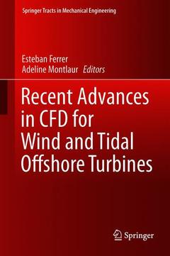 Couverture de l’ouvrage Recent Advances in CFD for Wind and Tidal Offshore Turbines