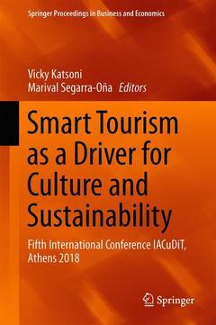 Couverture de l’ouvrage Smart Tourism as a Driver for Culture and Sustainability