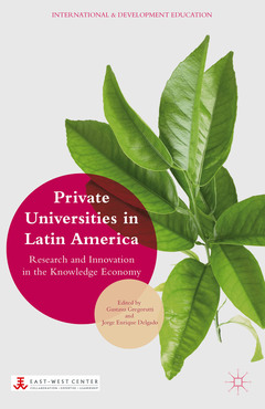 Couverture de l’ouvrage Private Universities in Latin America
