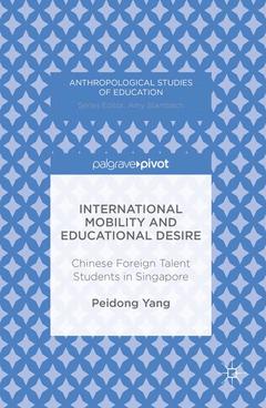 Couverture de l’ouvrage International Mobility and Educational Desire
