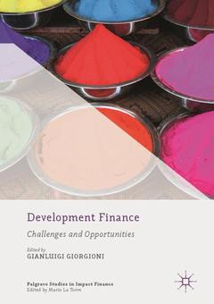 Couverture de l’ouvrage Development Finance
