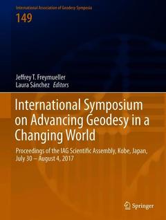 Couverture de l’ouvrage International Symposium on Advancing Geodesy in a Changing World