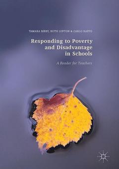 Couverture de l’ouvrage Responding to Poverty and Disadvantage in Schools