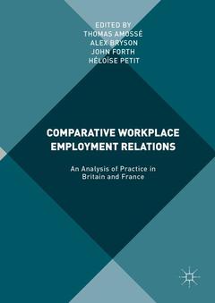 Couverture de l’ouvrage Comparative Workplace Employment Relations