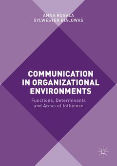 Couverture de l’ouvrage Communication in Organizational Environments