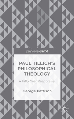 Couverture de l’ouvrage Paul Tillich's Philosophical Theology