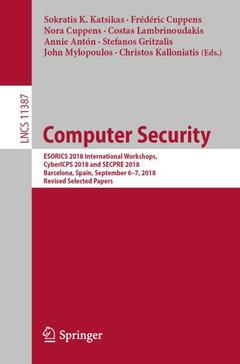 Couverture de l’ouvrage Computer Security