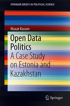 Cover of the book Open Data Politics