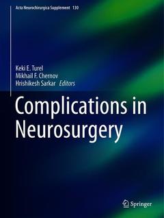Couverture de l’ouvrage Complications in Neurosurgery