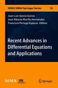 Couverture de l’ouvrage Recent Advances in Differential Equations and Applications