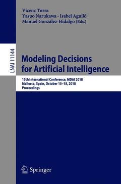 Couverture de l’ouvrage Modeling Decisions for Artificial Intelligence