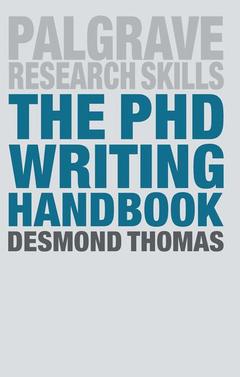 Couverture de l’ouvrage The PhD Writing Handbook