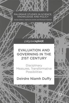 Cover of the book Evaluation and Governing in the 21st Century