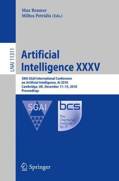 Couverture de l’ouvrage Artificial Intelligence XXXV