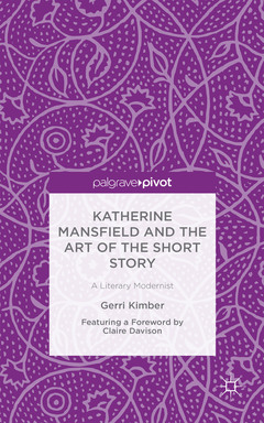 Couverture de l’ouvrage Katherine Mansfield and the Art of the Short Story