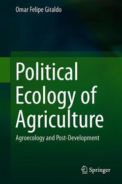 Couverture de l’ouvrage Political Ecology of Agriculture