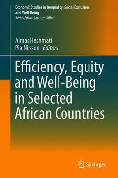 Couverture de l’ouvrage Efficiency, Equity and Well-Being in Selected African Countries