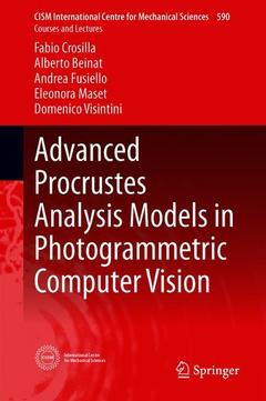 Couverture de l’ouvrage Advanced Procrustes Analysis Models in Photogrammetric Computer Vision