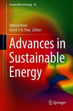 Couverture de l’ouvrage Advances in Sustainable Energy