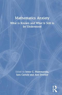 Couverture de l’ouvrage Mathematics Anxiety