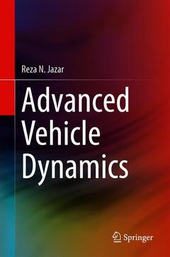 Couverture de l’ouvrage Advanced Vehicle Dynamics